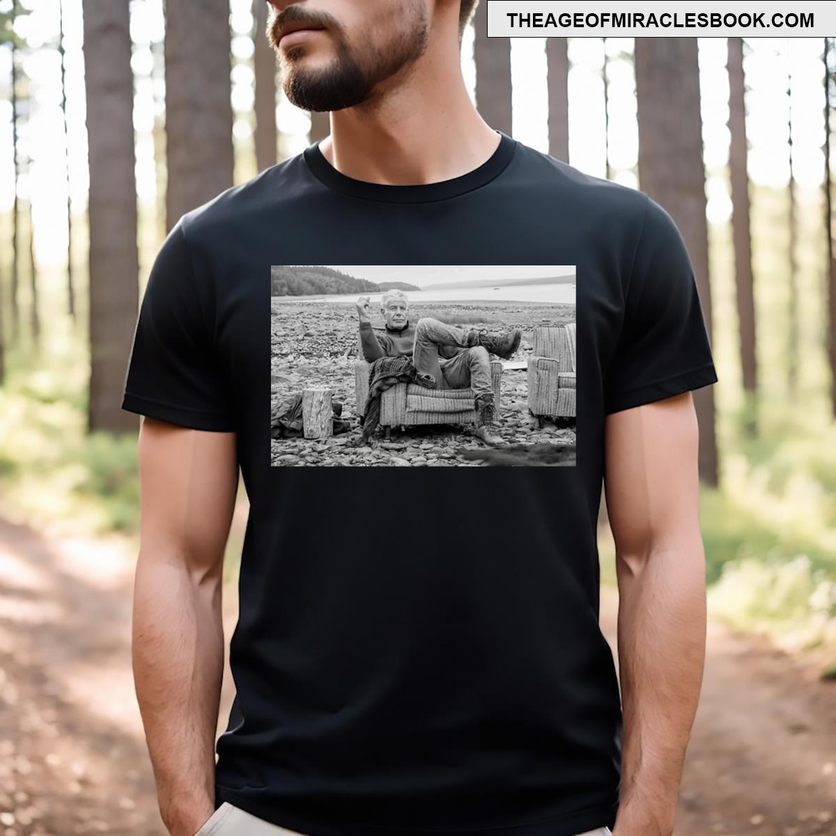 Anthony Bourdain Whimsical T-shirt