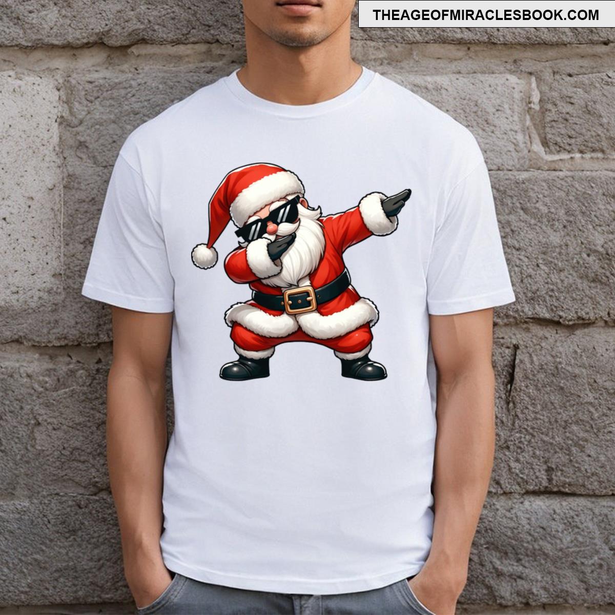 Christmas Santa Dabbing Dance T-shirt