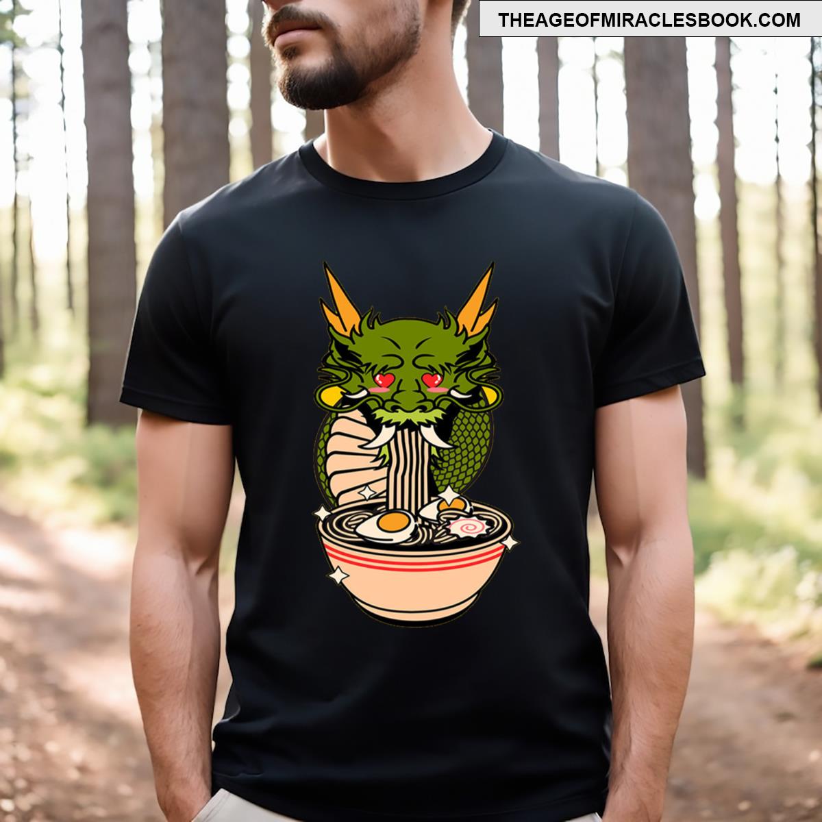 Dragon Eating Big Ramen T-shirt