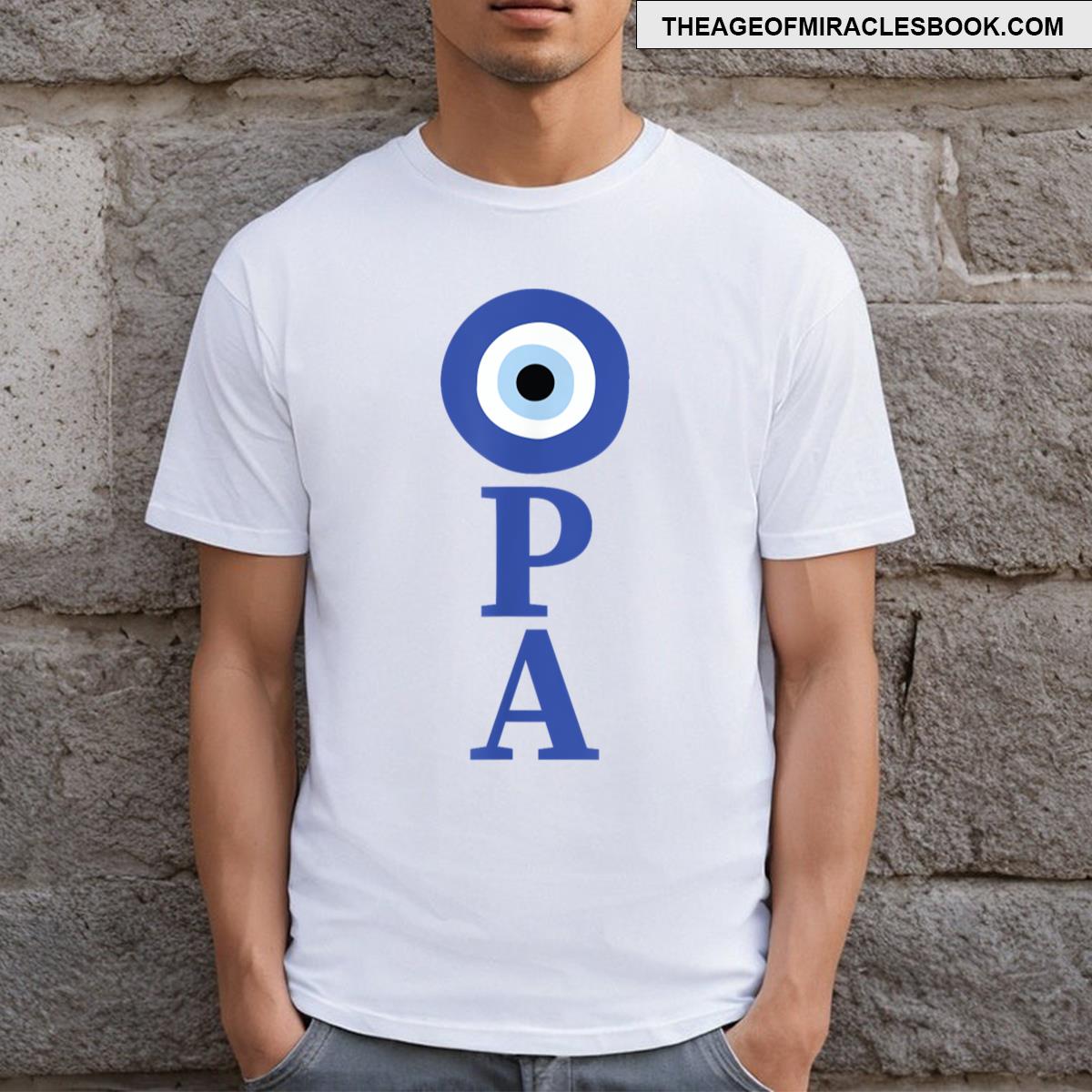 Evil Eye Opa Greek Pride T-shirt