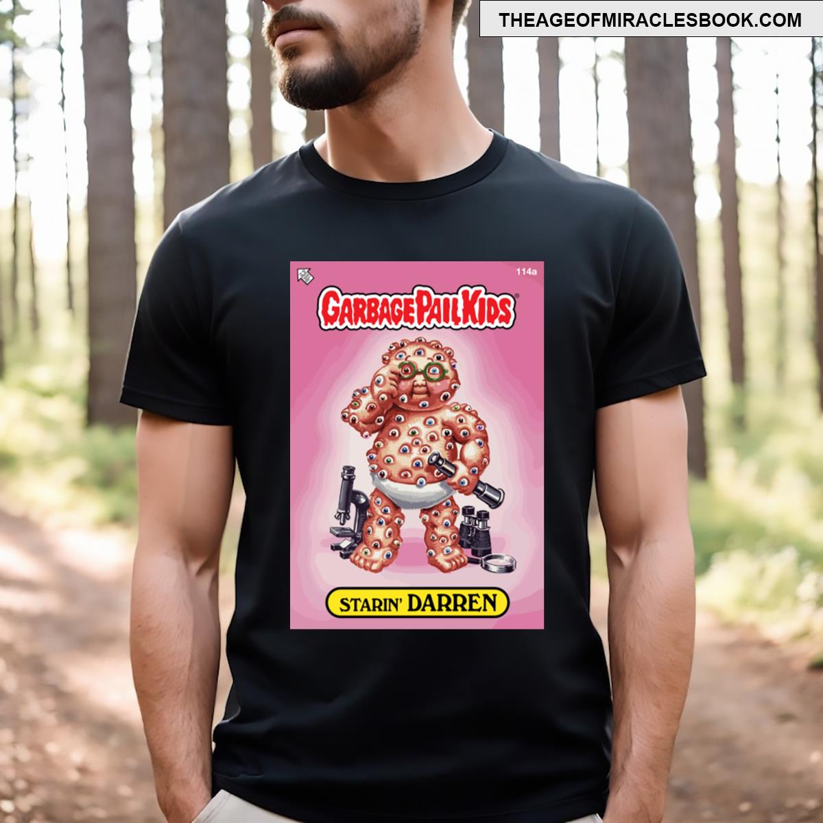Garbage Pail Kids Starin’ Darren Vector T-shirt