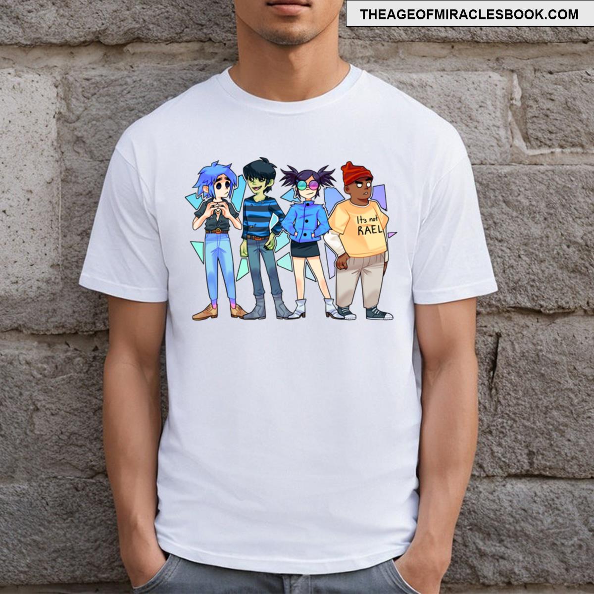 Gorillaz Crew Design No Logo T-shirt