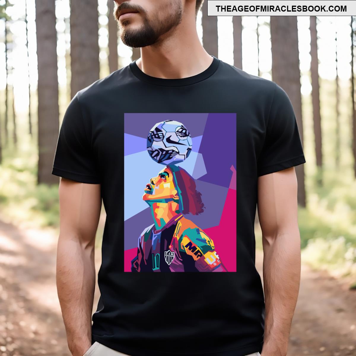 Ronaldinho Wpap Pop Art T-shirt
