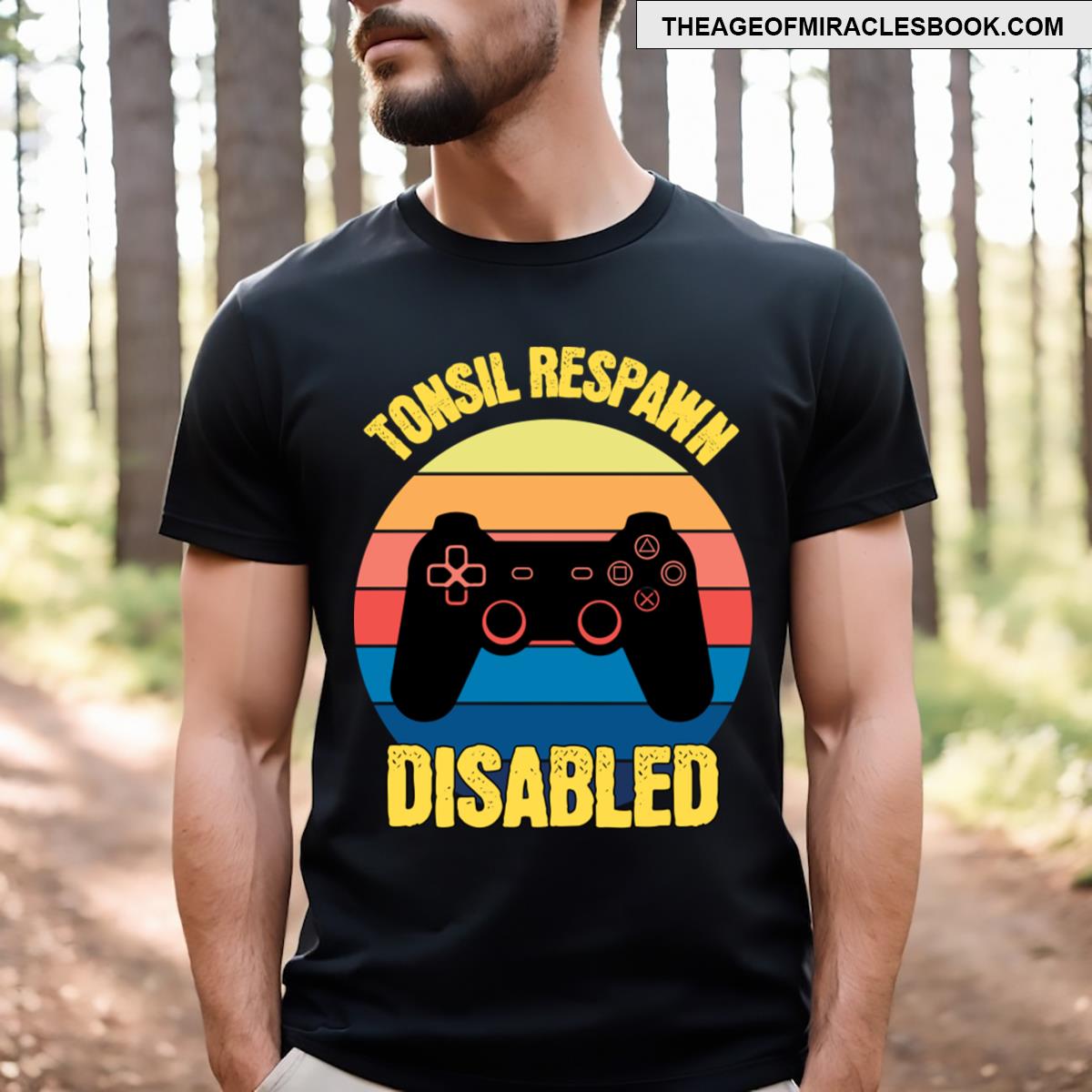 Tonsil Removal Surgery Video Gamer T-shirt