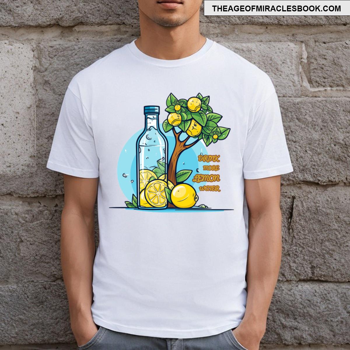 Waterbottle With Lemon Tree T-shirt