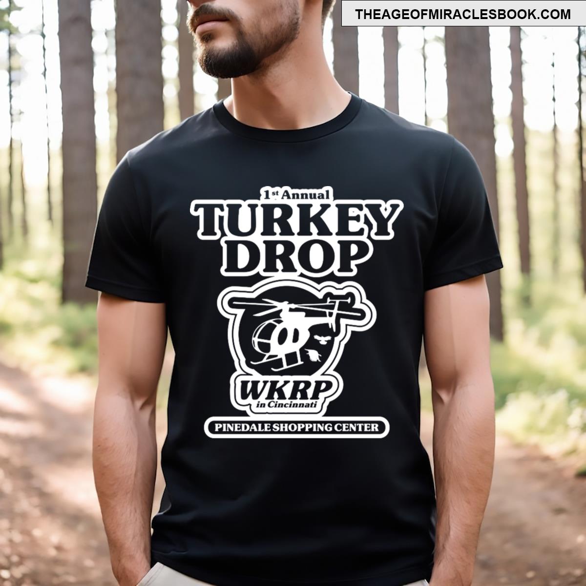 Wkrp Turkey Drop Sprightly T-shirt