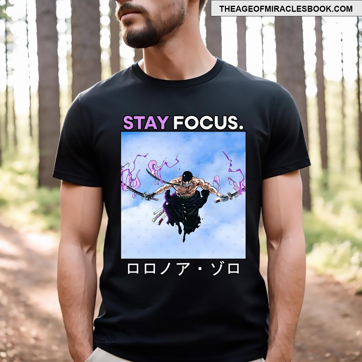 Zoro Stay Focus Essential T-shirt