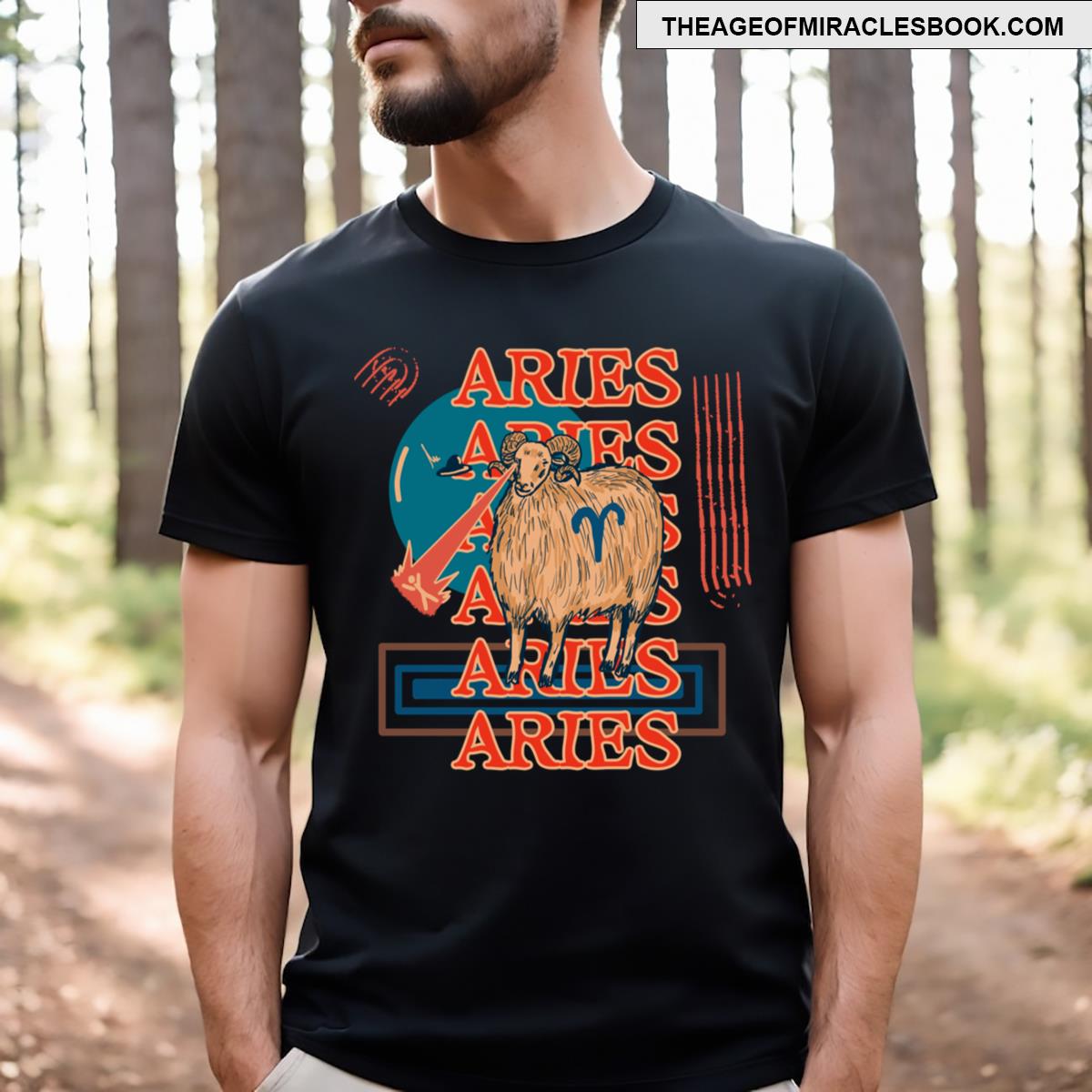 Aries Zodiac Sign T-shirt