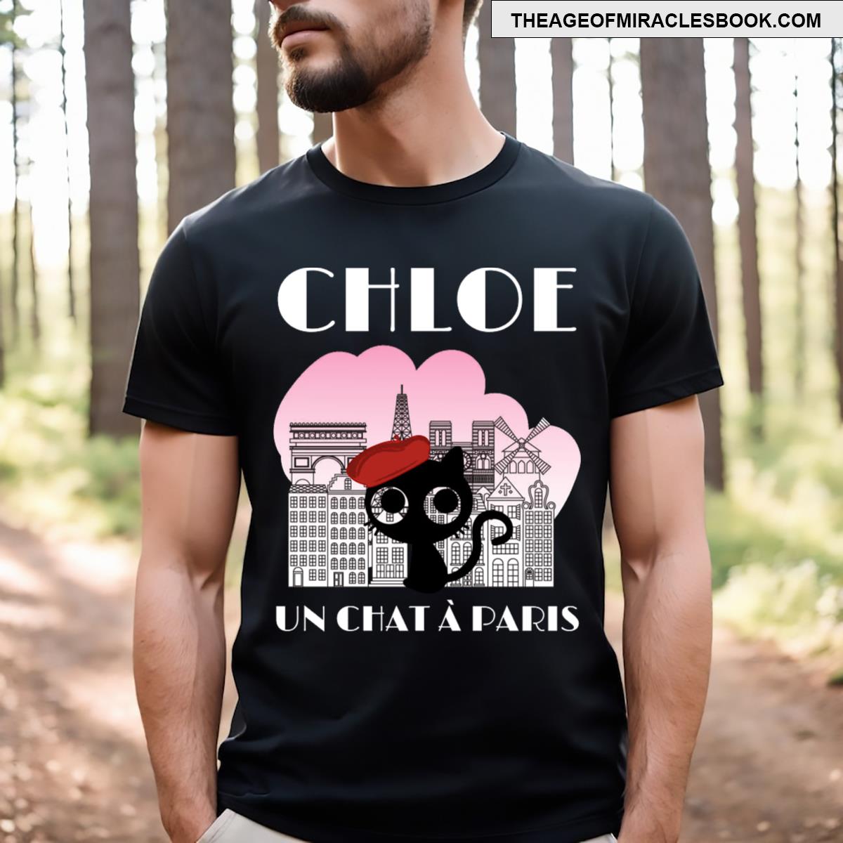 Chloe Un Chat A Paris T-shirt