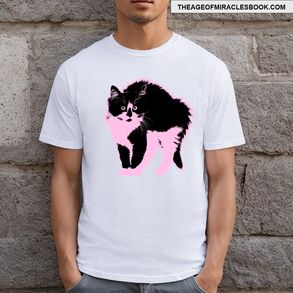 Cute Pink Kitten T-shirt