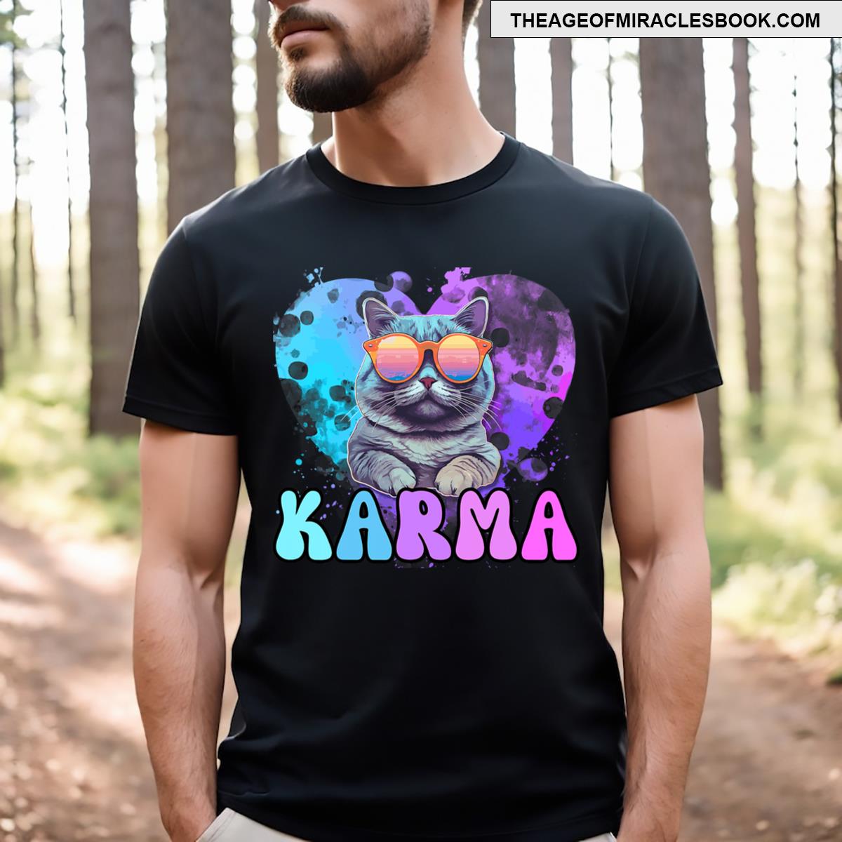 Karma Cat T-shirt