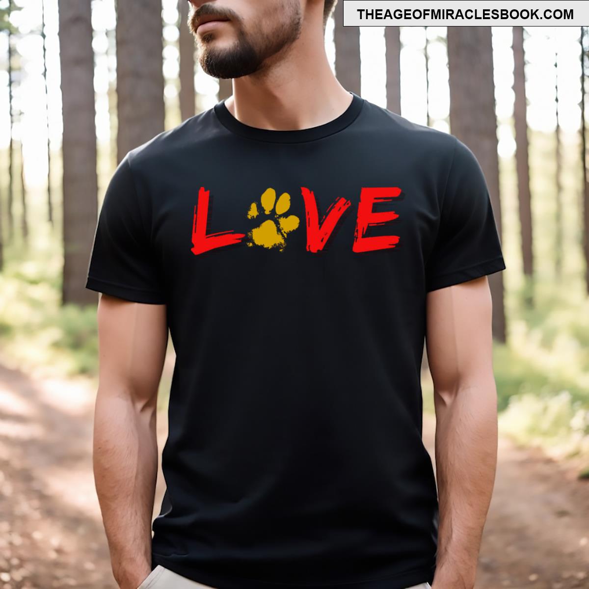 Love Paw Print T-shirt