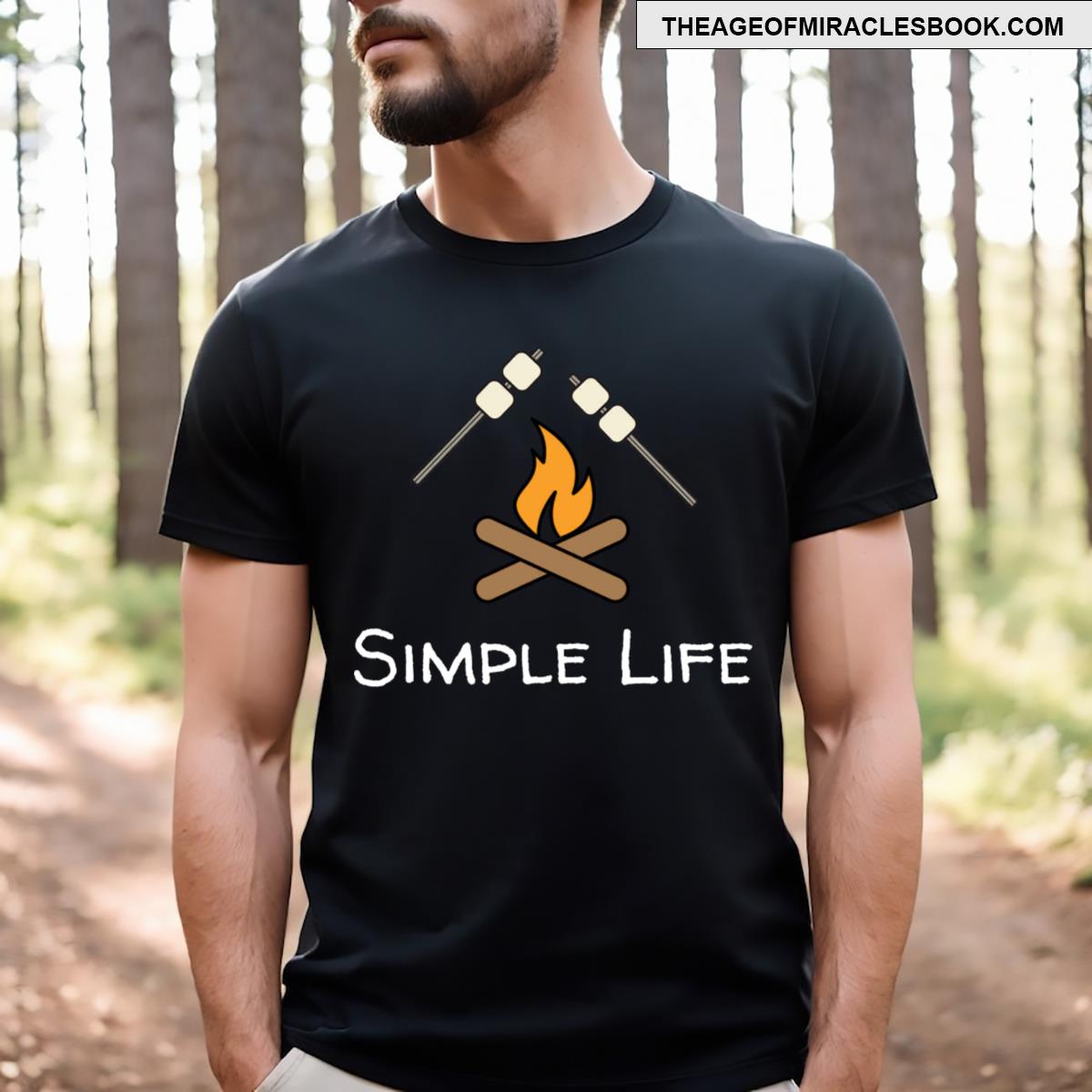 Simple Life Campfire T-shirt