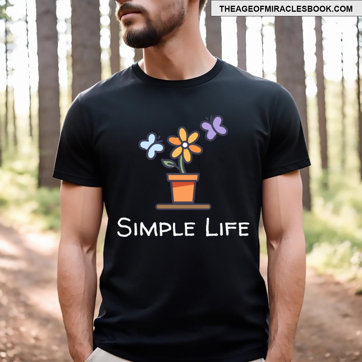 Simple Life Flower Pot T-shirt