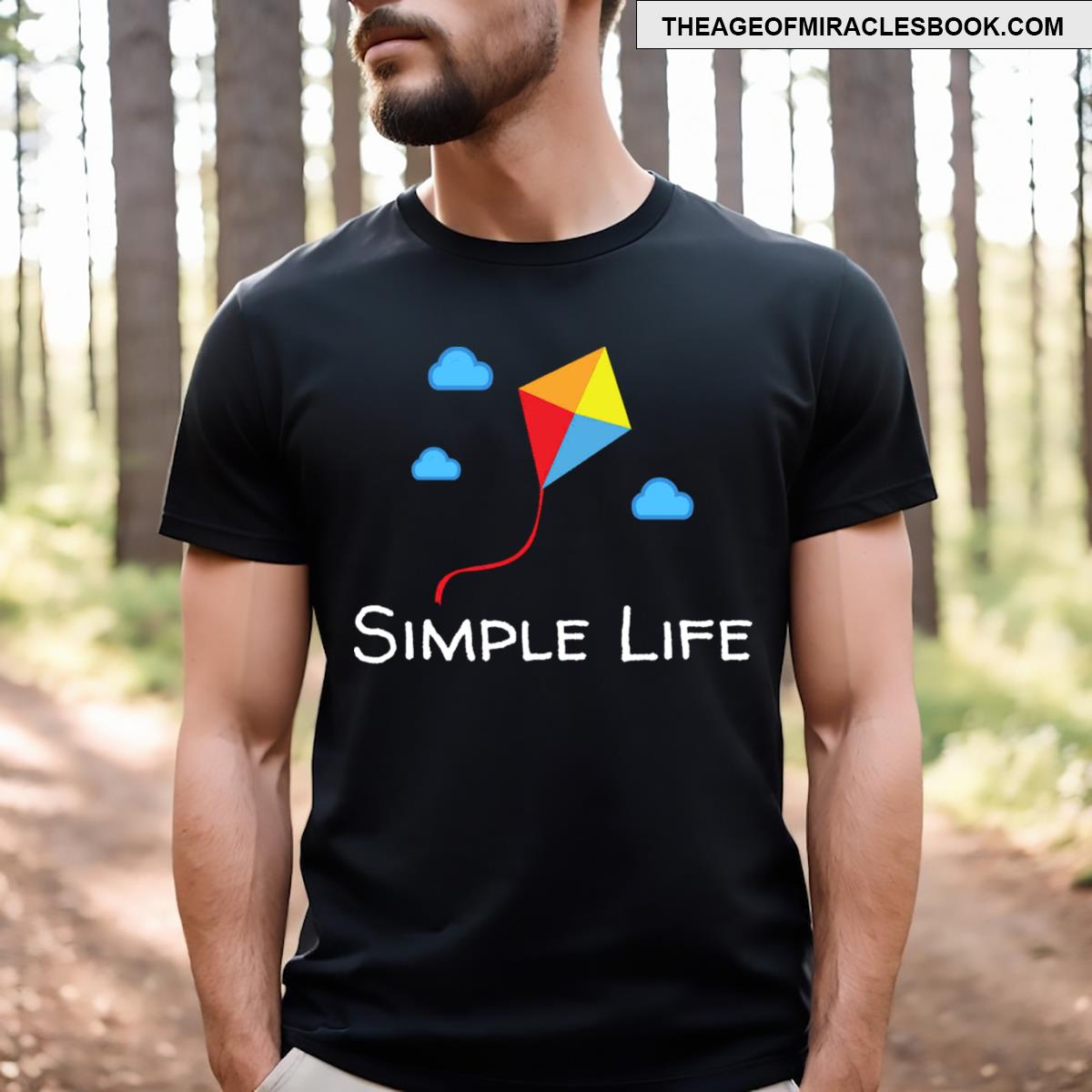 Simple Life Flying Kite T-shirt