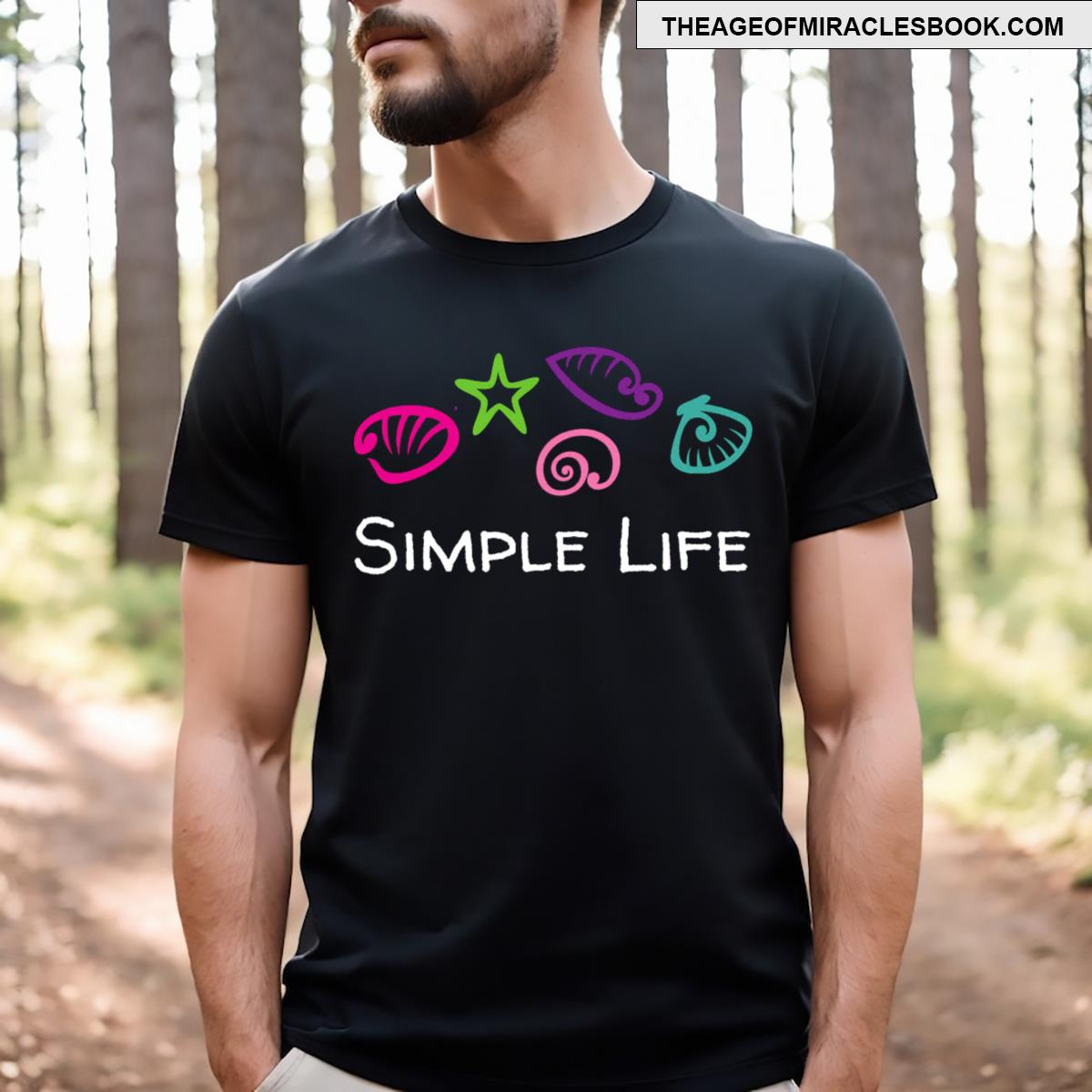 Simple Life Seashells T-shirt