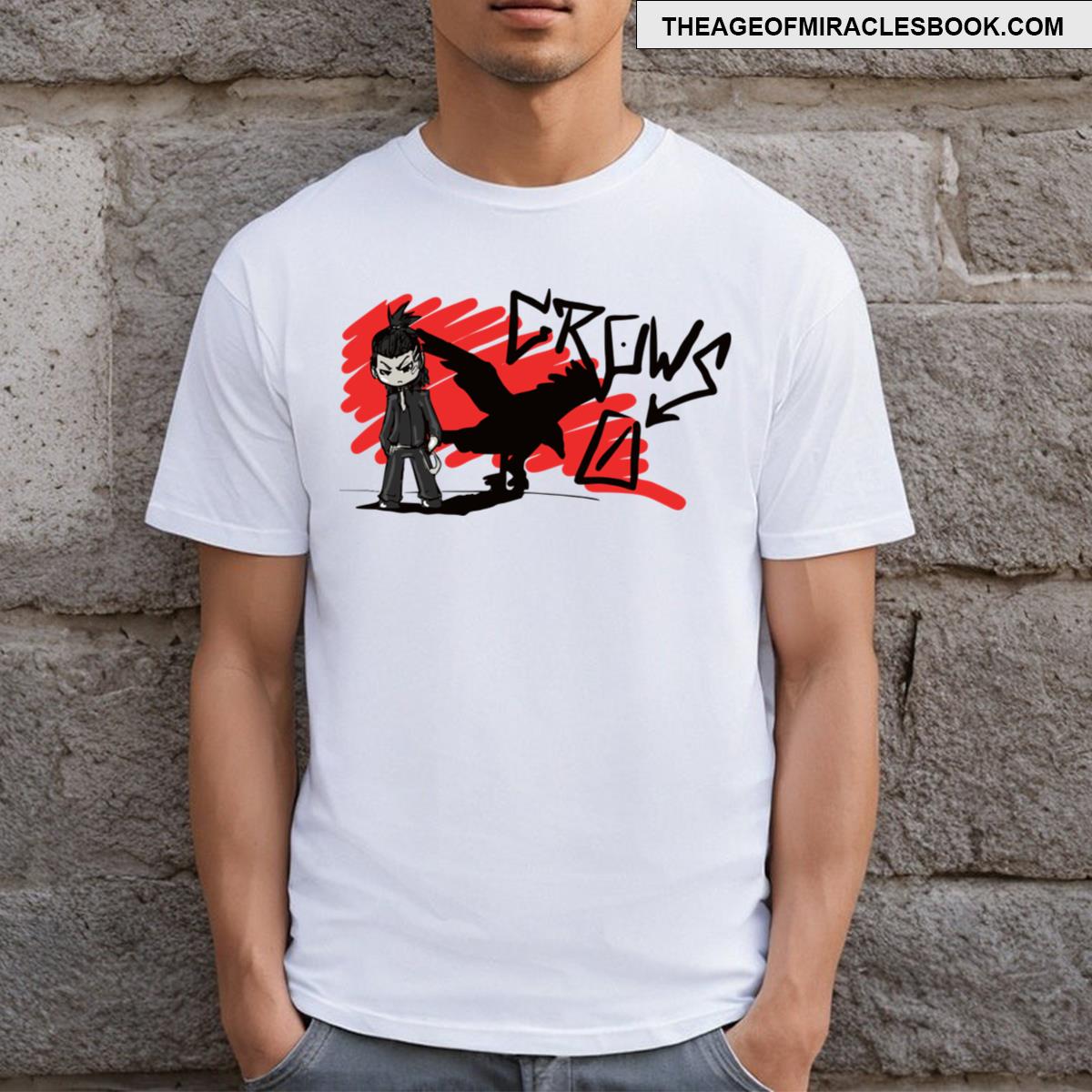 Crows Zero Cawing Moon Shadow T-shirt