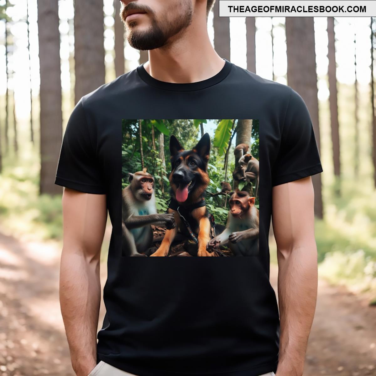 Devoted Sentinel In Whispering Breezes T-shirt