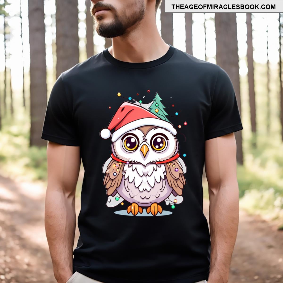 Owl Christmas T-shirt