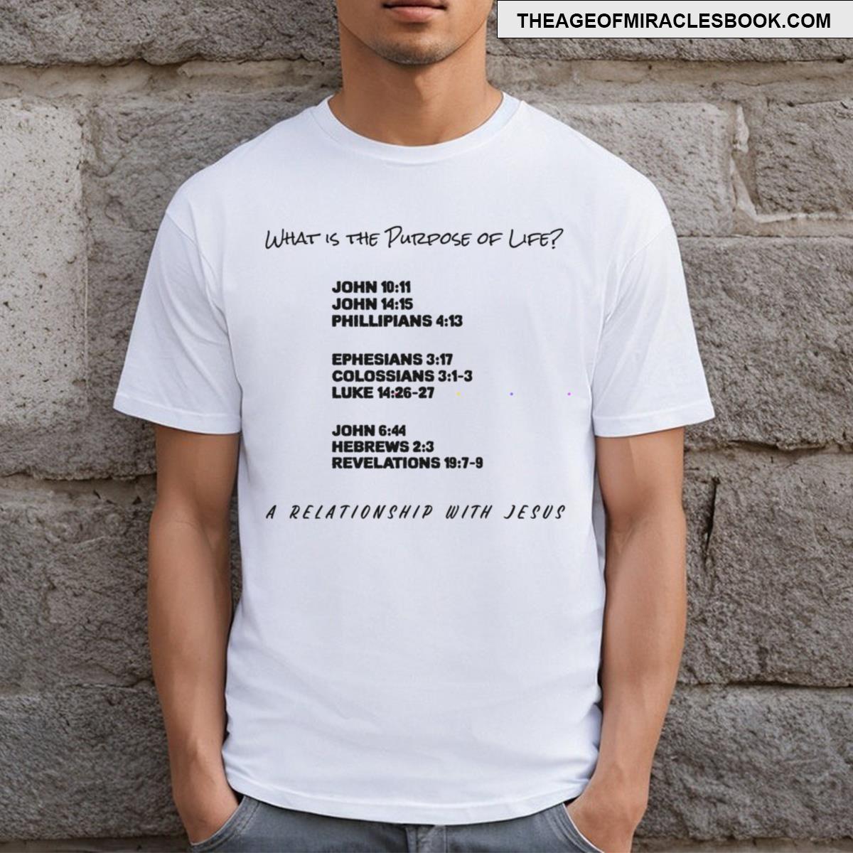 A Relationship With Jesus Collection T-shirt