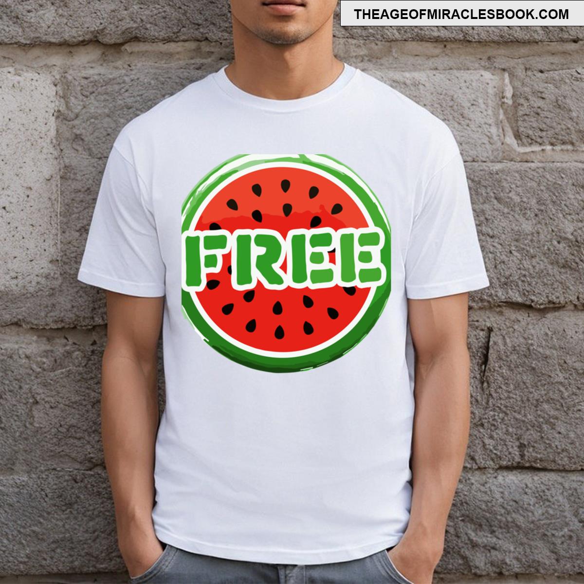 Free Palestine Watermelon T-shirt