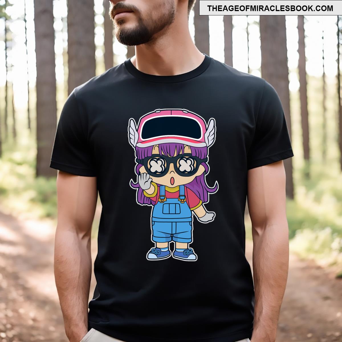 Funny Arale Cartoon T-shirt