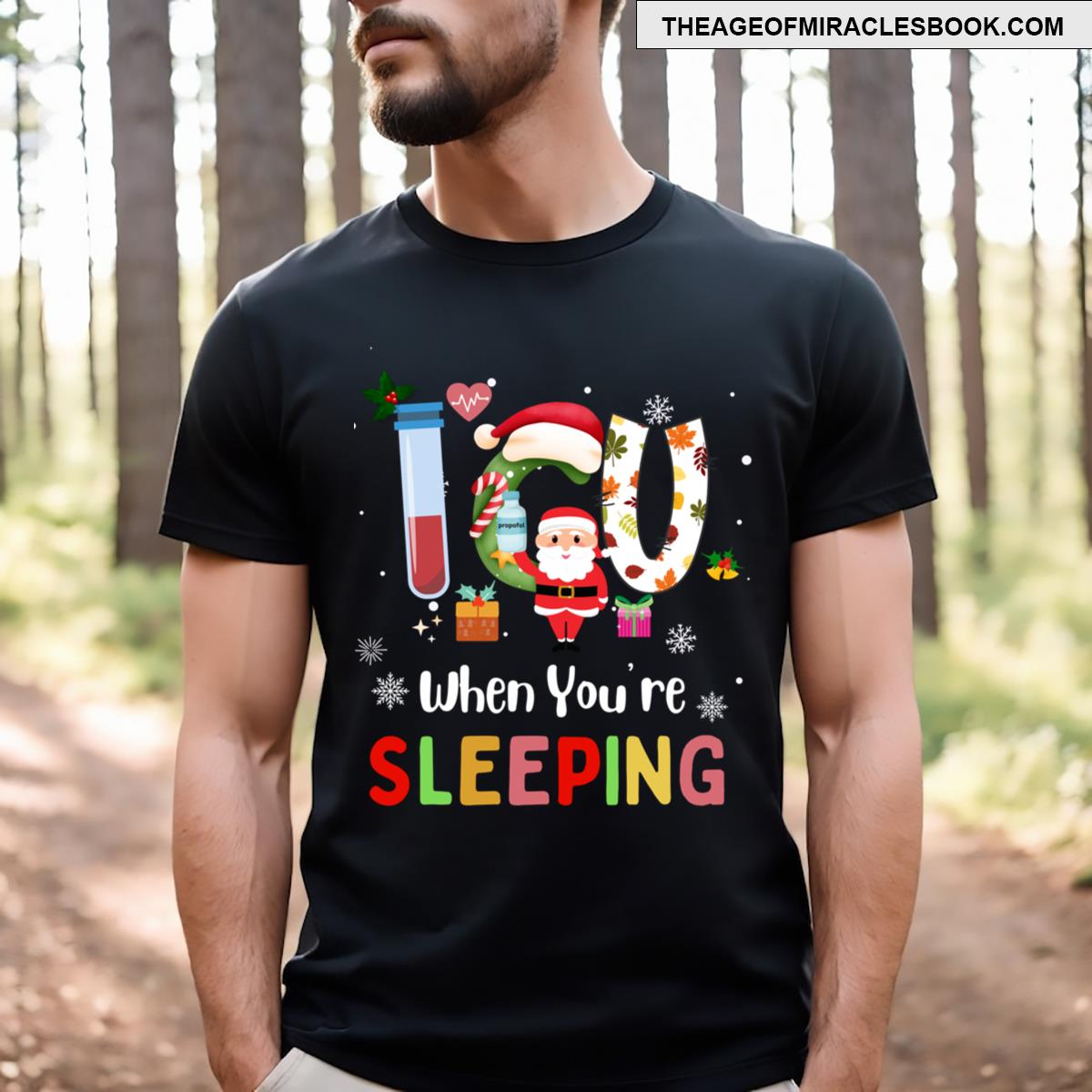 Funny Santa When Your’re Sleeping Essential T-shirt