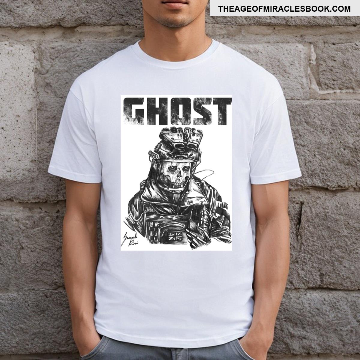 Ghost Ink Art T-shirt
