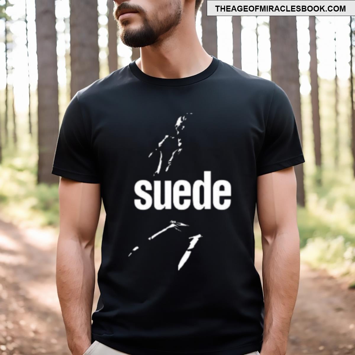 Suede T-shirt