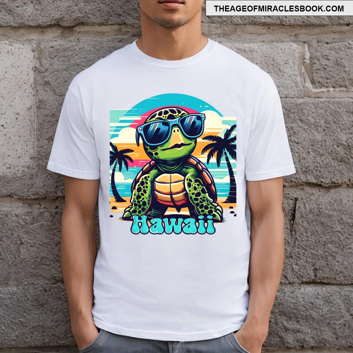 Turtle In Hawaii Funny T-shirt