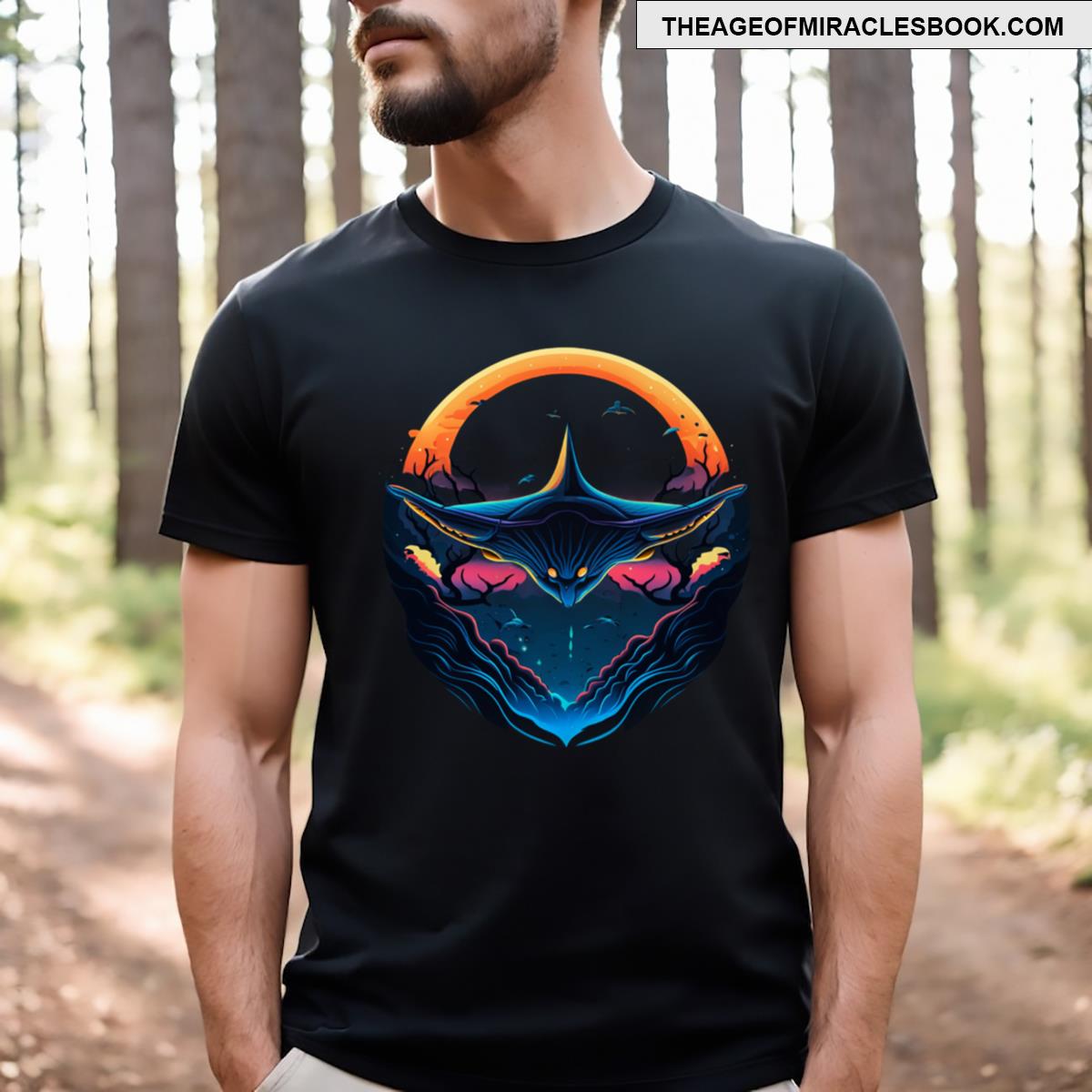 Manta Ray Aquarium Gift T-shirt