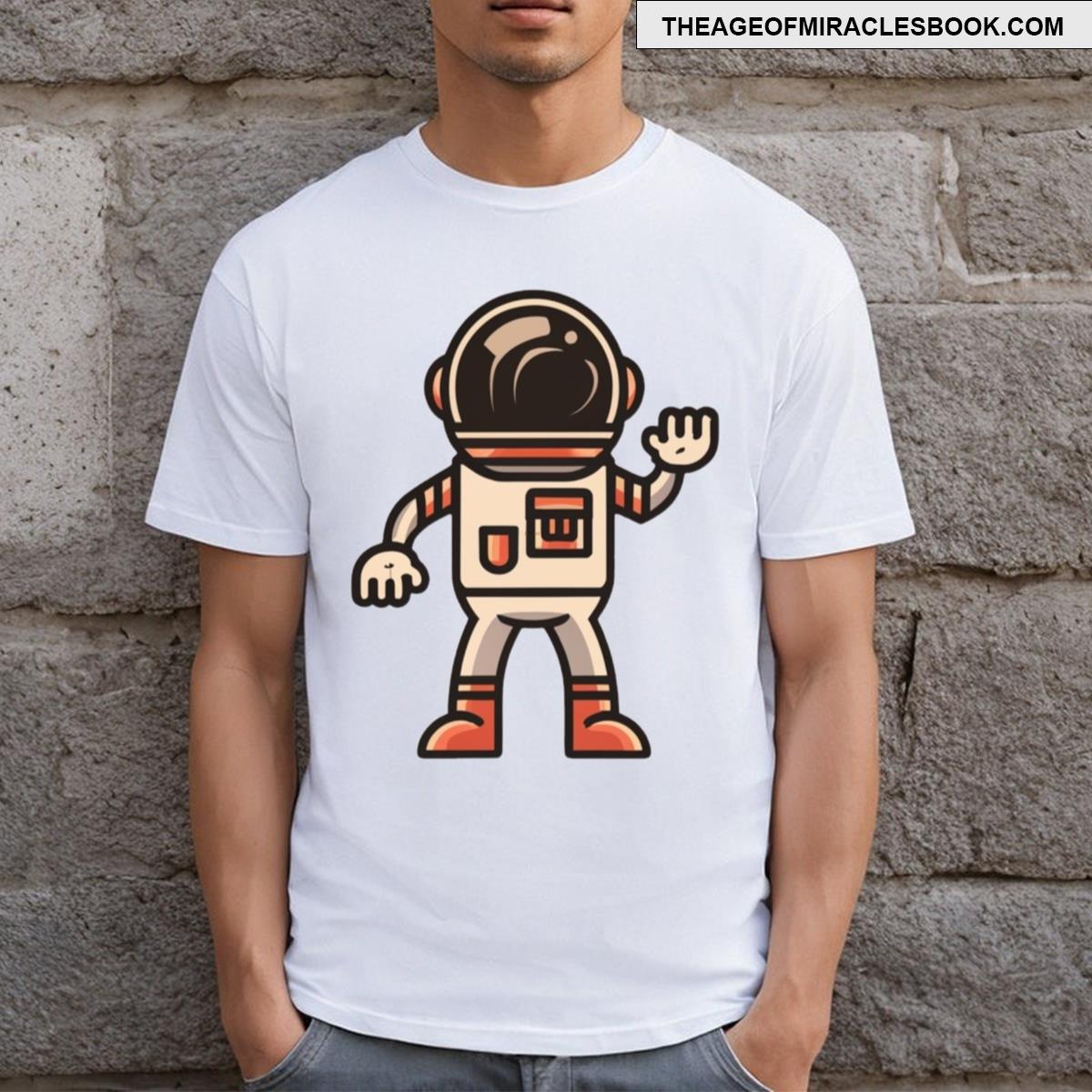 Minimalist Spaceman Funny Essential T-shirt