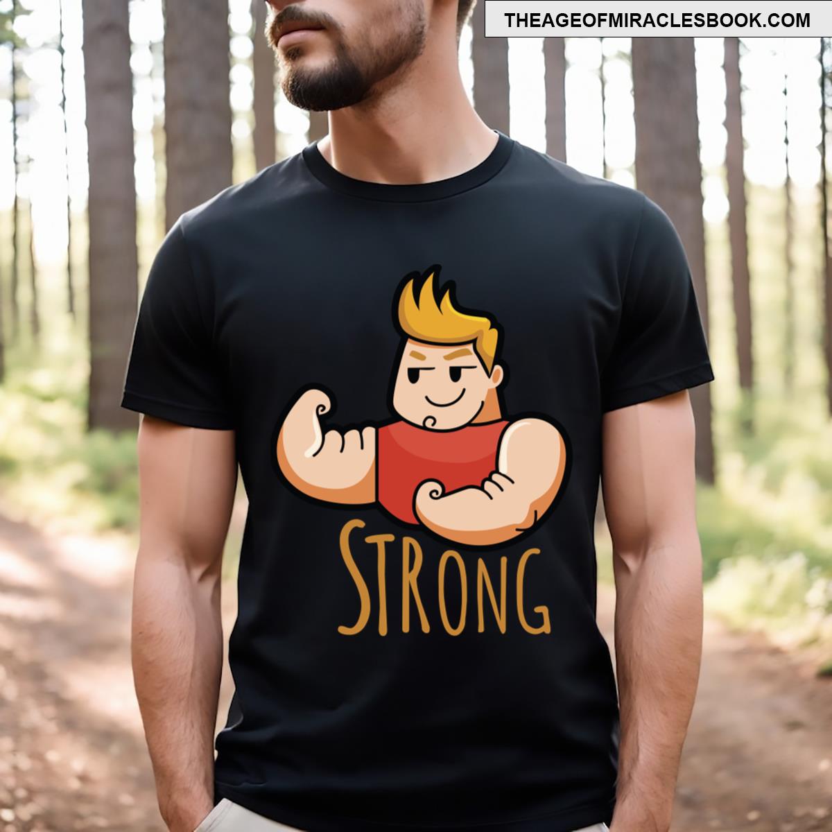 Strong Man Sign Hand T-shirt