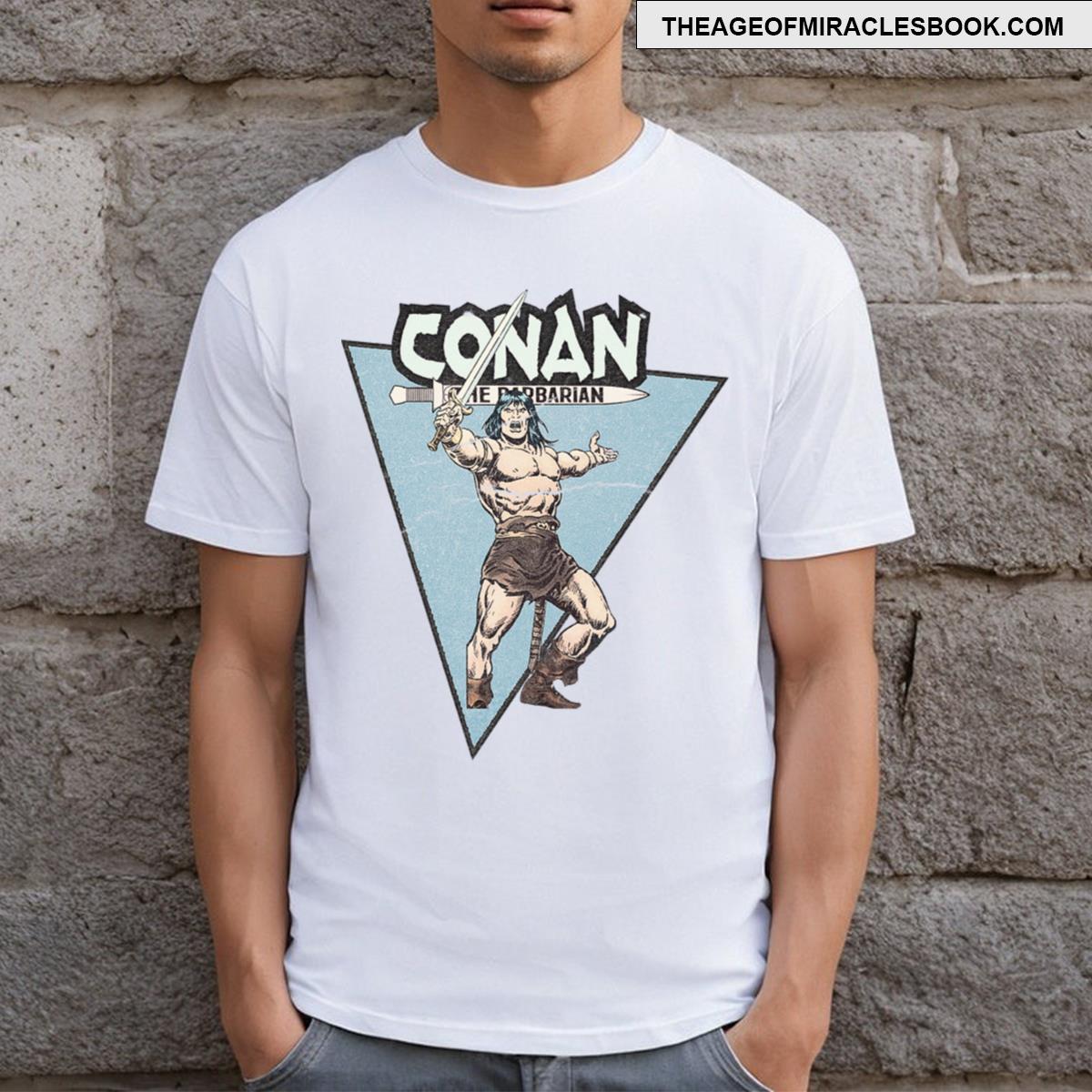 Conan Barbarian Grunge Retro T-shirt