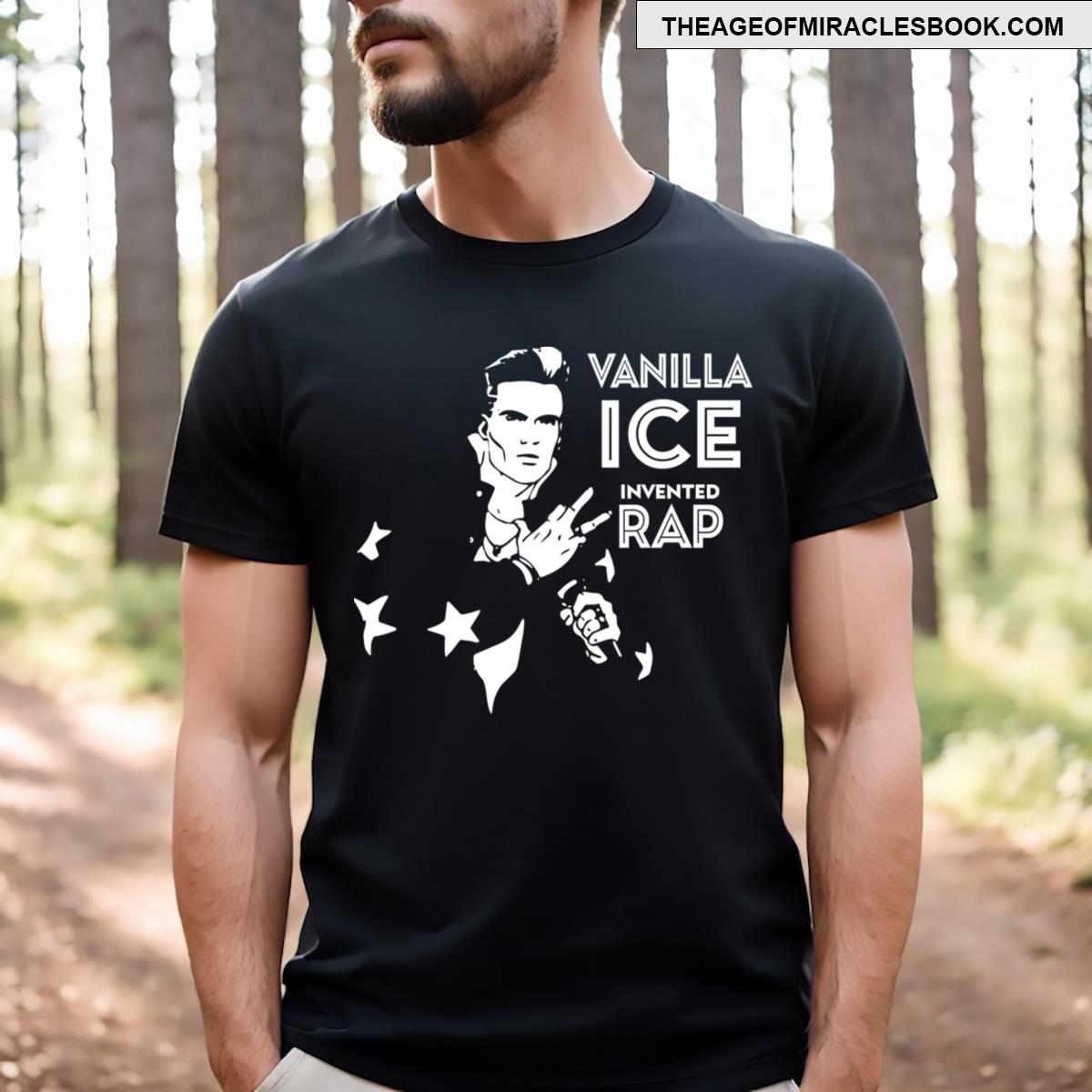 Vanilla Ice Invented Rap Retro T-shirt