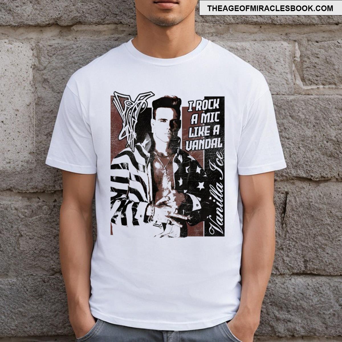 Vanilla Ice Rock A Mic T-shirt