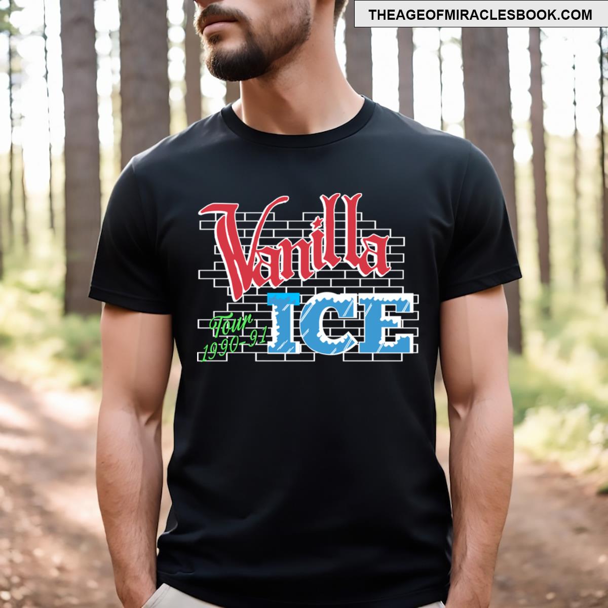 Vanilla Ice Tour 1990 991 T-shirt