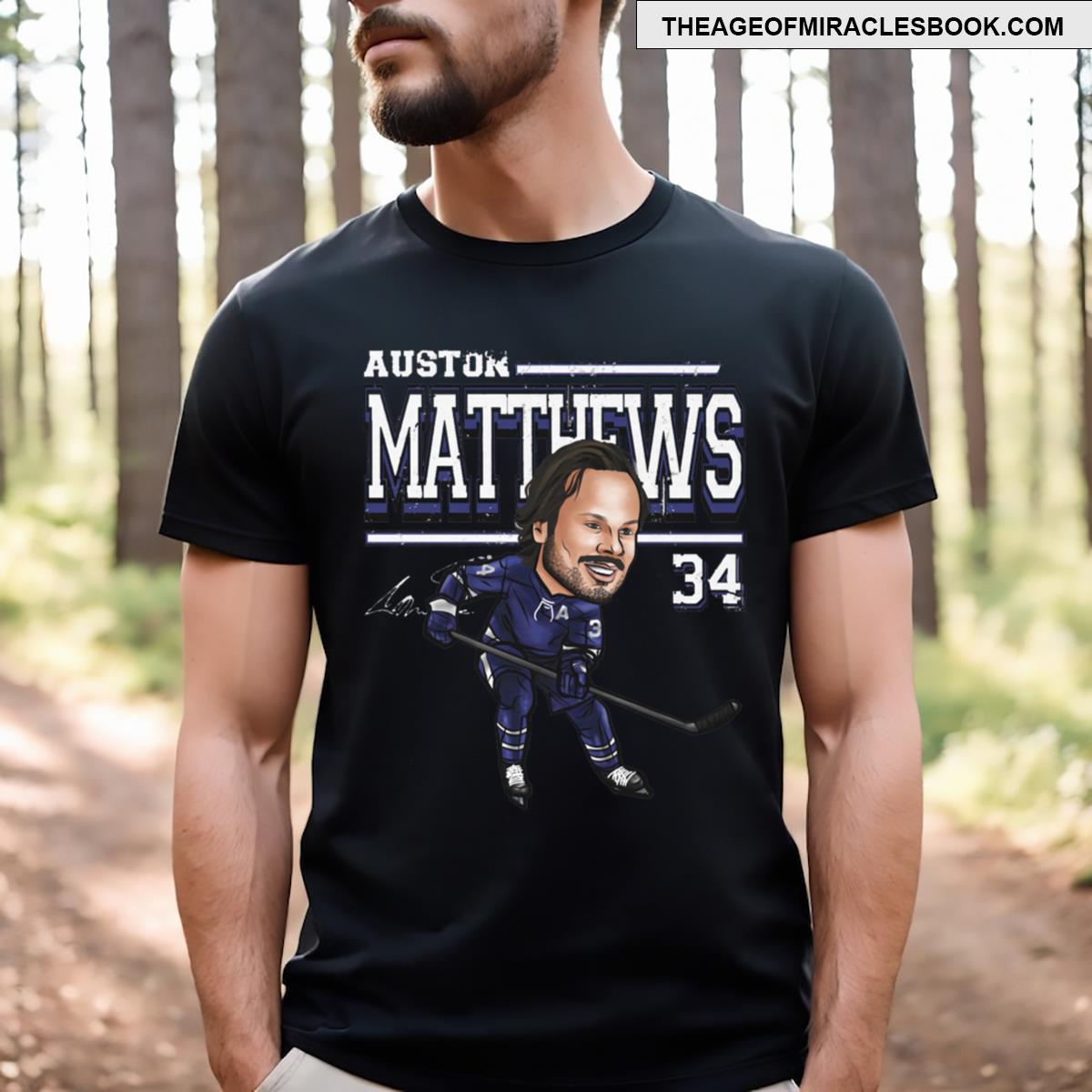 Auston Matthews Toronto Cartoon T-shirt