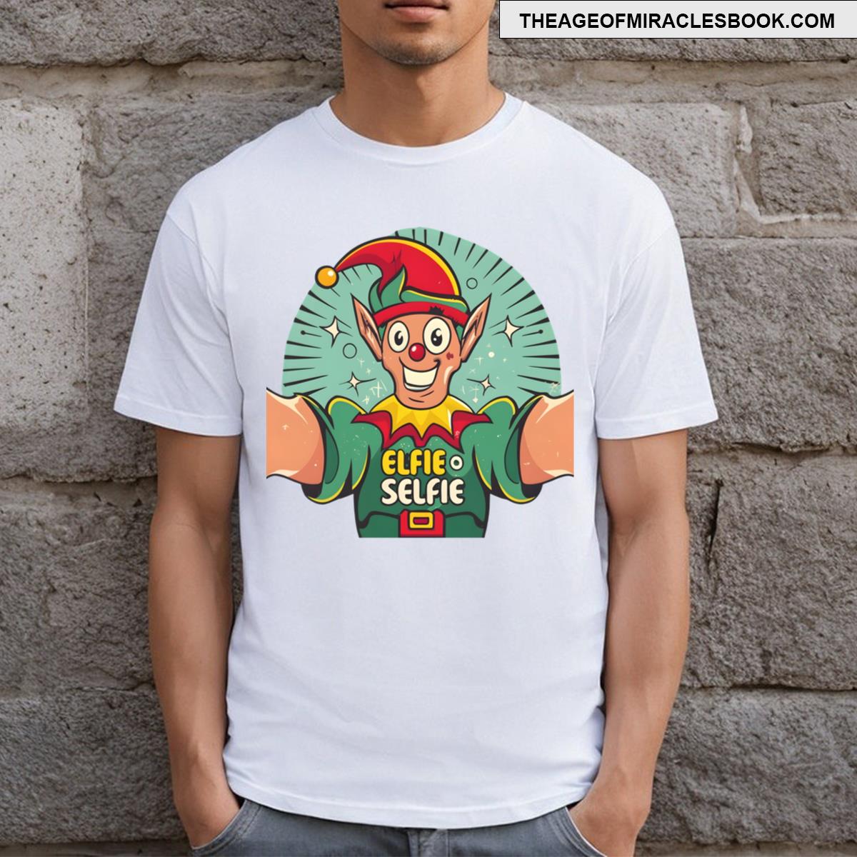 Elfie Selfie Christmas Elf T-shirt