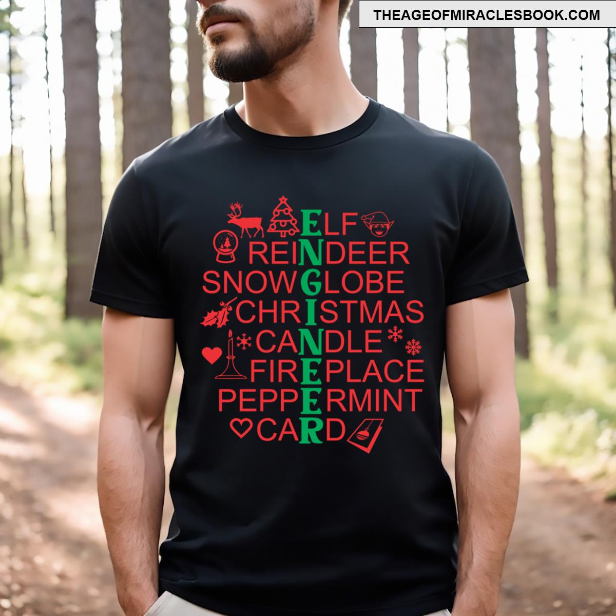 Engineer Christmas Present Xmas Gift T-shirt