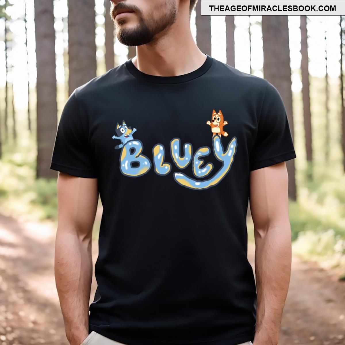 Handraw Bluey T-shirt