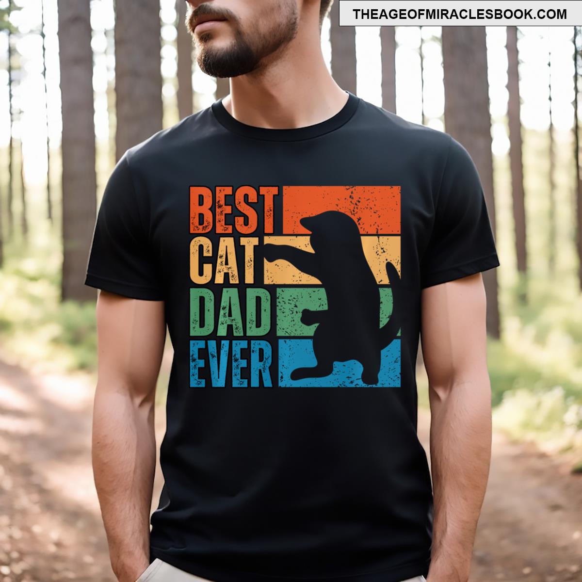 Best Cat Dad Ever Cat Lover Quote Cat Daddy Pullover T-shirt