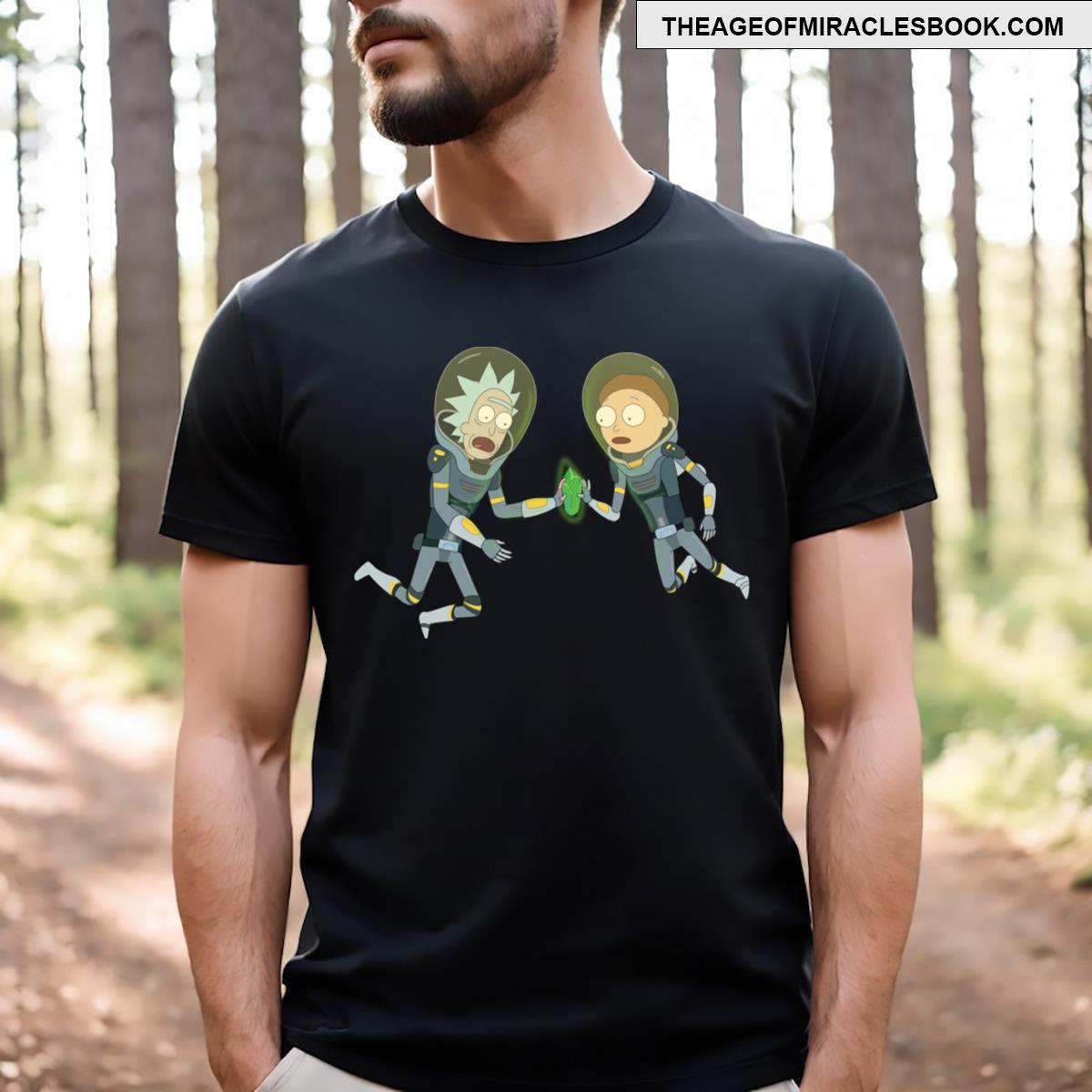 Rick And Morty Space T-shirt