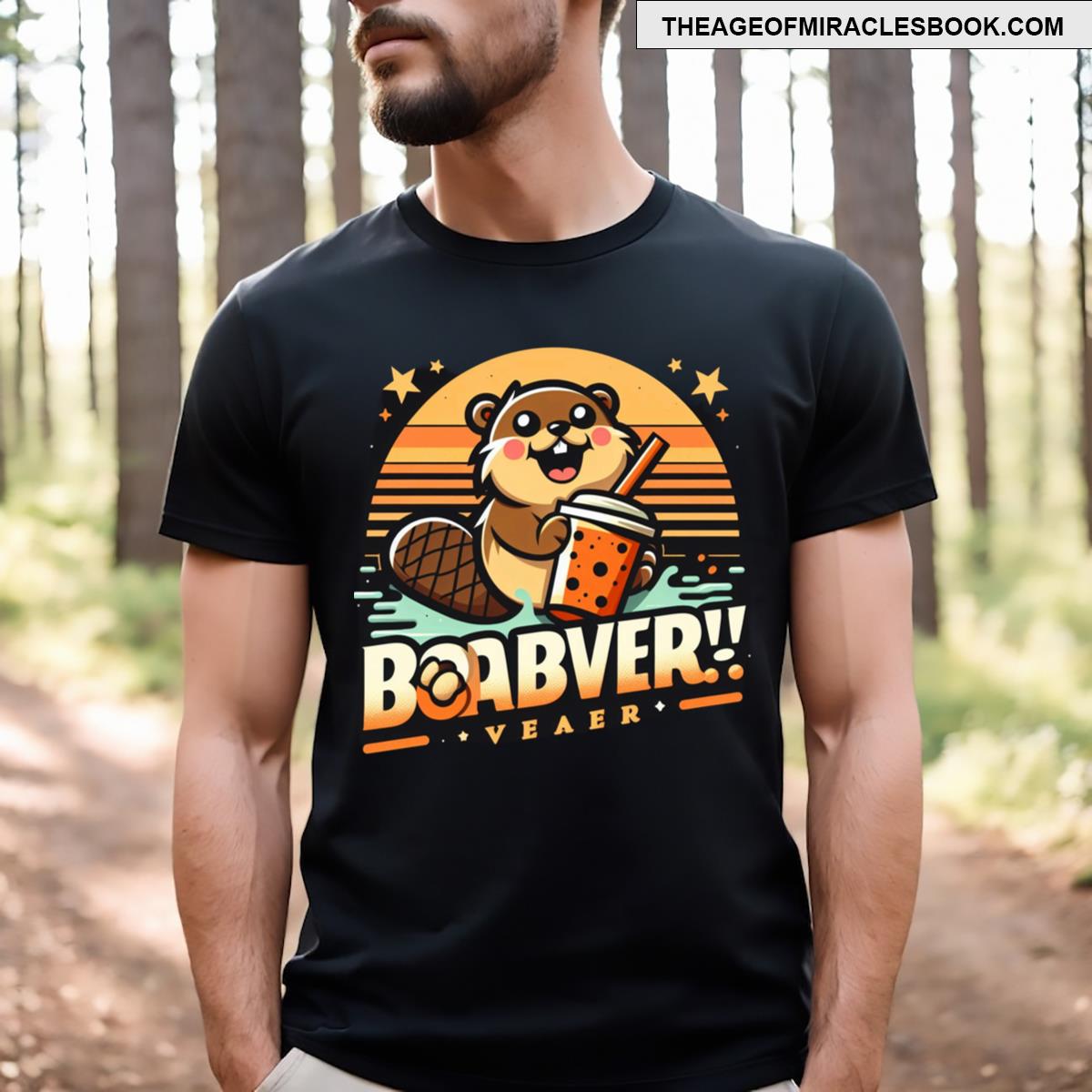 Boba Beaver! T-shirt