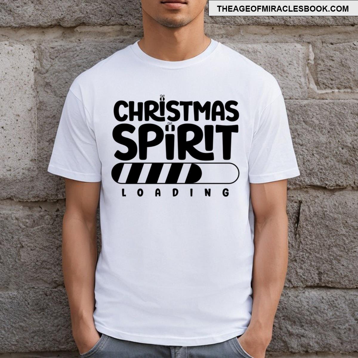 Christmas Spirit Loading Funny T-shirt