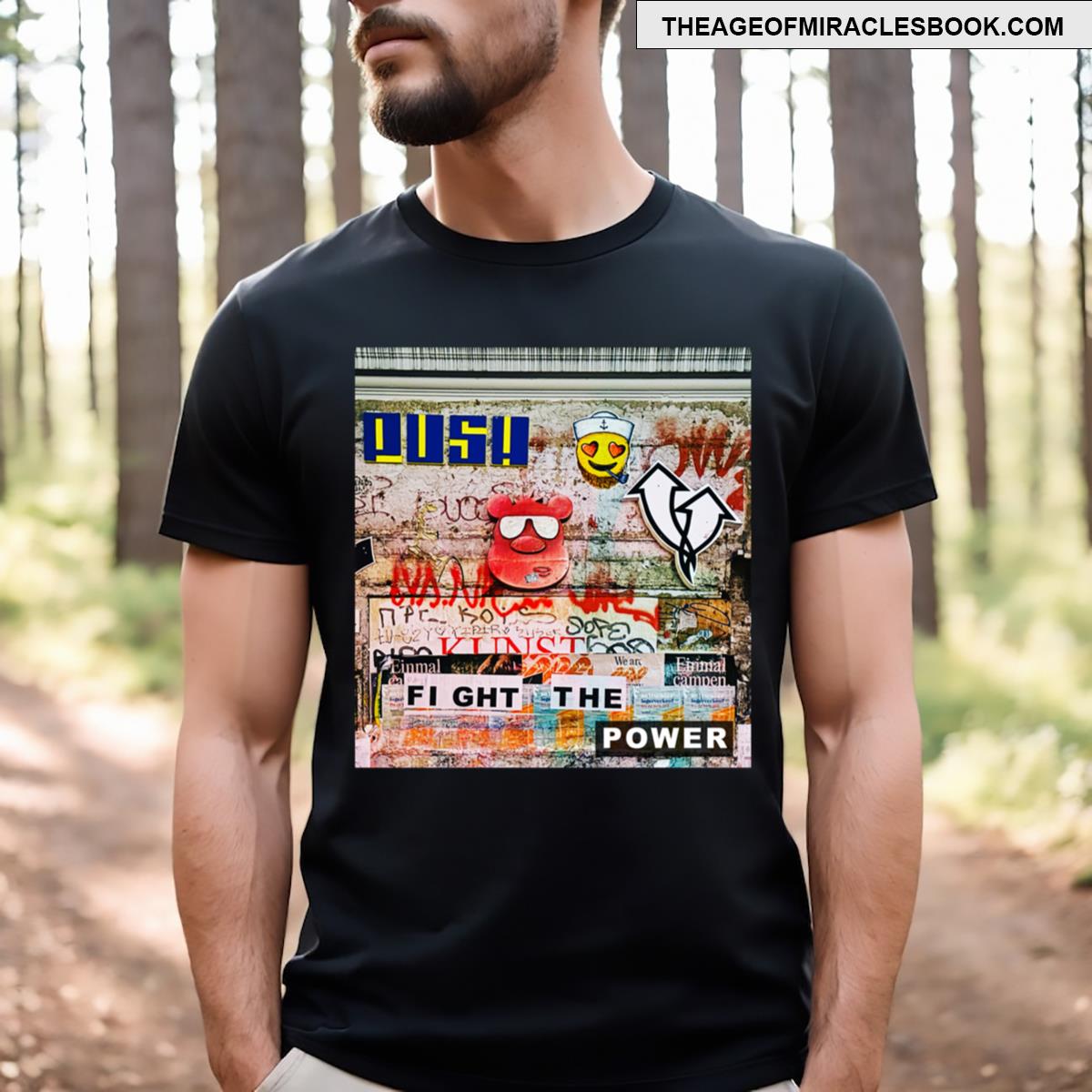 Fight The Power Graffiti T-shirt
