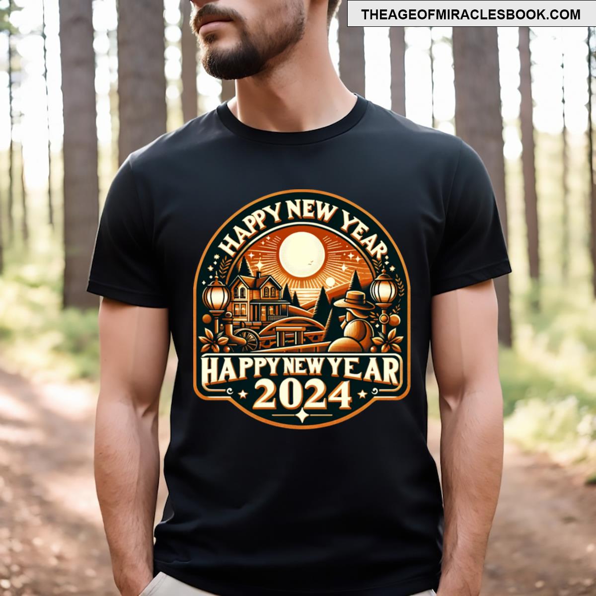 Happy New Year 2024 Ranch T-shirt