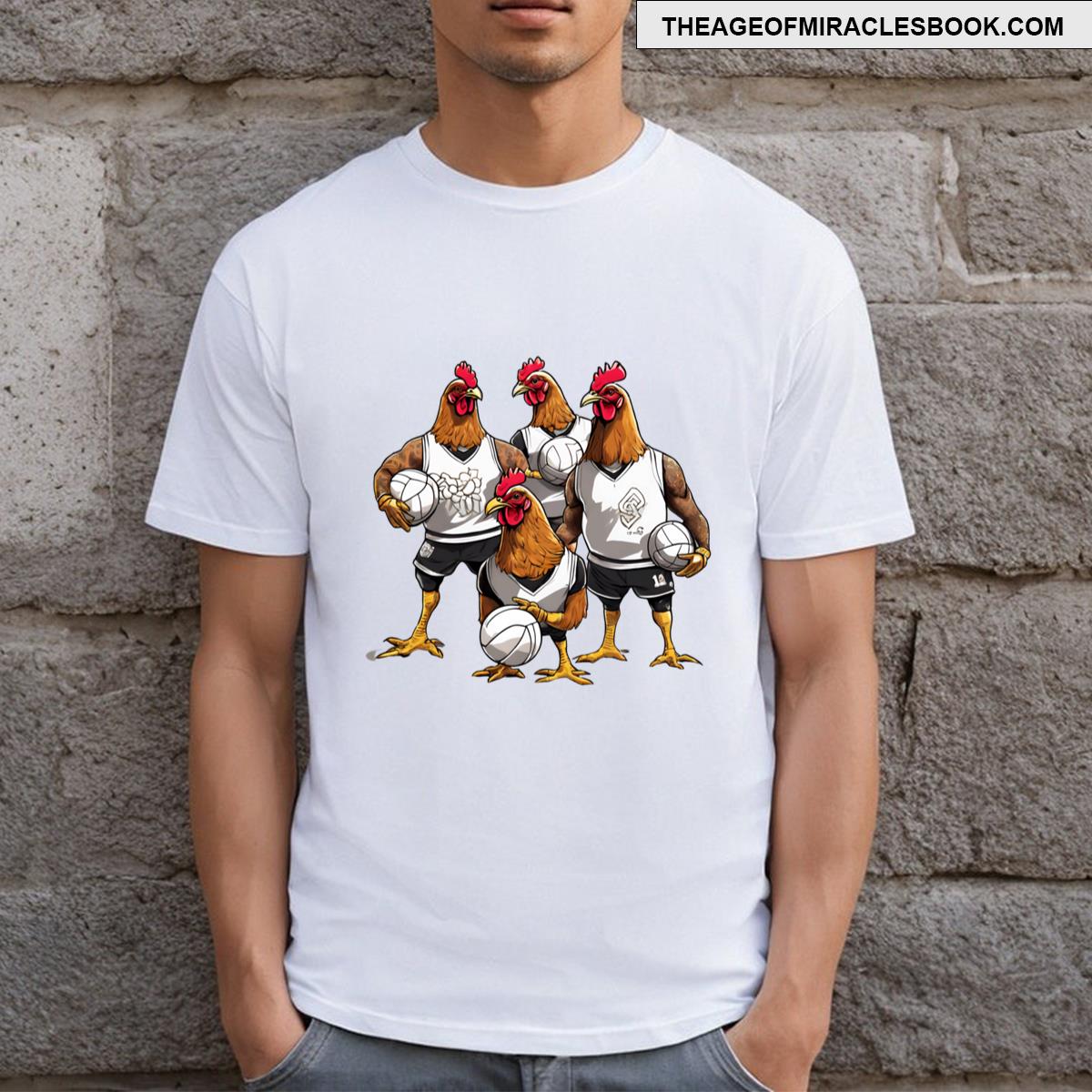 Chicken Thuggets Volleyball T-shirt