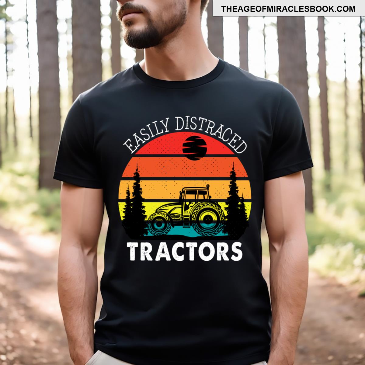 Easily Distraced Tractors T-shirt