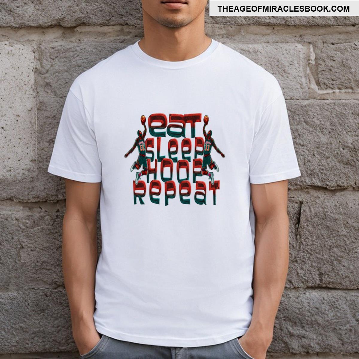 Eat Sleep Hoop Repeat T-shirt